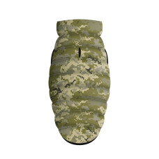 Курточка для собак WAUDOG Clothes, малюнок "Мілітарі", XS22, В 33-36 см, С 19-22 см
