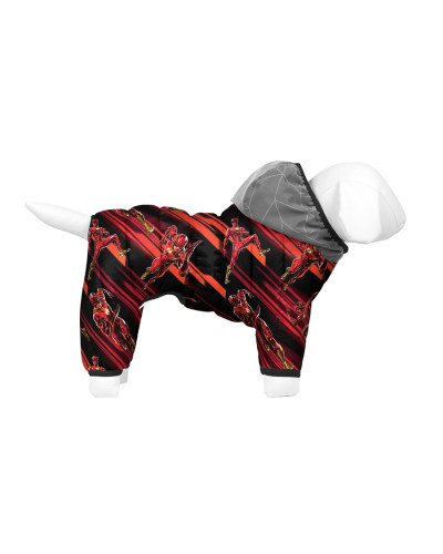 Комбінезон для собак WAUDOG Clothes малюнок "Швидкість Флеша", L50, В 70-74 см, С 47-50 см