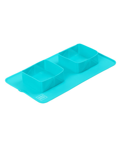 Миска складана WAUDOG Silicone,385х230х50 мм блакитний