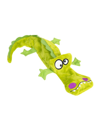 Іграшка для собак Крокодил з 4-ма пищалками GiGwi Plush Friendz, плюш, 38 см