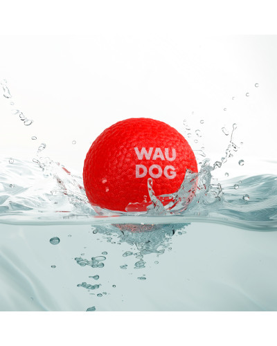 Іграшка для собак WAUDOG Fun Red Ball, спінений термопластичний поліуретан, 70 мм