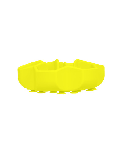 Миска для повільного харчування WAUDOG Silicone, 450 мл, жовтий