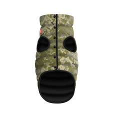 Курточка для собак WAUDOG Clothes, малюнок "Мілітарі", XS22, В 33-36 см, С 19-22 см