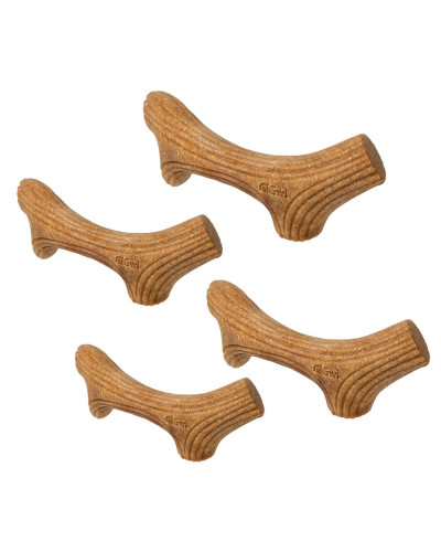 Іграшка для собак Ріг жувальний GiGwi Wooden Antler, дерево, полімер, XS