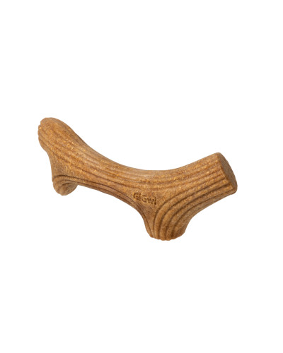 Іграшка для собак Ріг жувальний GiGwi Wooden Antler, дерево, полімер, XS