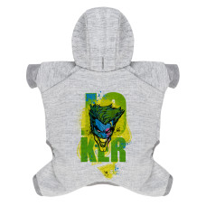 Комбінезон для собак WAUDOG Clothes малюнок "Джокер", софтшелл, S40, B 52-57 см, С 32-37 см