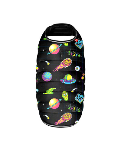 Курточка-накидка для собак WAUDOG Clothes, малюнок "Рік та Морті 2", XL, А 47 см, B 68-80 см, С 42-52 см