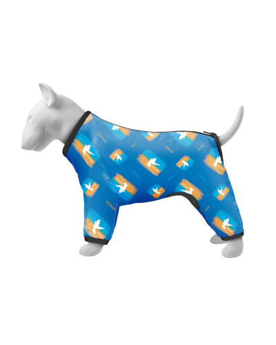 Вітровка для собак WAUDOG Clothes, малюнок "Прапор", L55, В 77-79 см, С 50-55 см