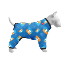 Вітровка для собак WAUDOG Clothes, малюнок "Прапор", L55, В 77-79 см, С 50-55 см