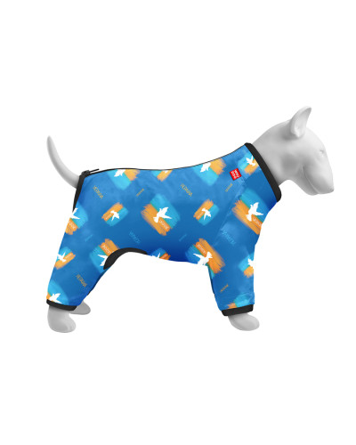 Вітровка для собак WAUDOG Clothes, малюнок "Прапор", L55, В 77-79 см, С 50-55 см
