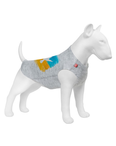 Майка для собак WAUDOG Clothes малюнок "Прапор", XS22, B 30-35 см, С 19-24 см