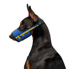 Намордник для собак WAUDOG Nylon, малюнок "Colors of freedom", пластиковий фастекс, розмір S, О 14-20 см