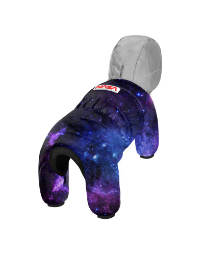 Комбінезон для собак WAUDOG Clothes малюнок "NASA21", XS30, В 40-43 см, С 27-30 см