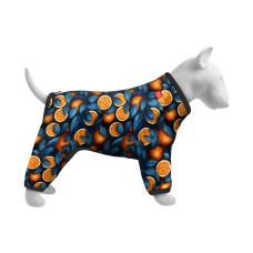 Вітровка для собак WAUDOG Clothes, малюнок "Апельсини", XS25, В 36-38 см, С 26-28 см