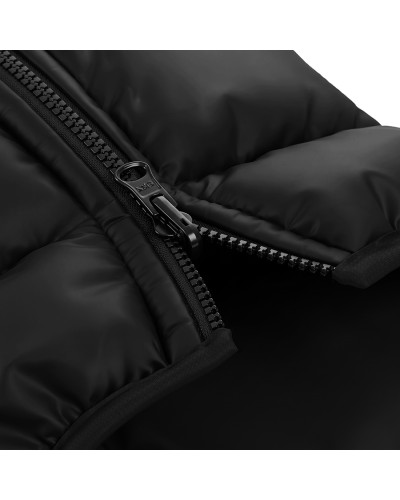 Курточка для собак WAUDOG Re-clothes двостороння, з переробленого поліестеру, XS22, A 20-22, B 33-35, C 19-21, чорний