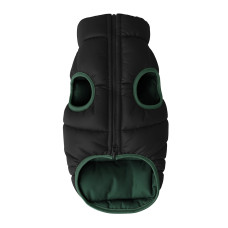 Курточка для собак WAUDOG Re-clothes двостороння, S35, A 32-35, B 45-47, C 31-36, смарагдовий