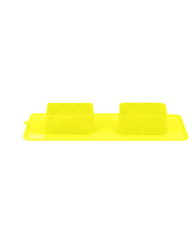 Миска складана WAUDOG Silicone,385х230х50 мм жовтий