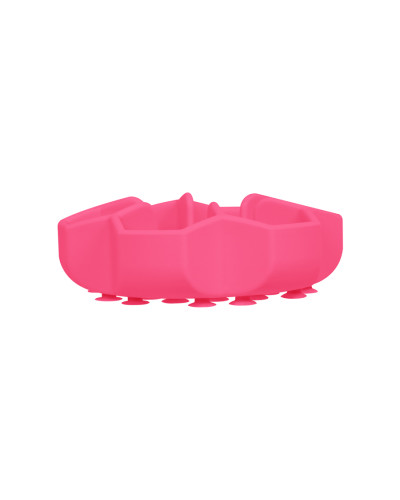 Миска для повільного харчування WAUDOG Silicone, 450 мл, рожевий