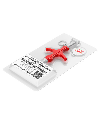 Мікрочип МІНІ WAUDOG Smart ID з QR адресником, 1,4*8 мм