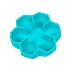Миска для повільного харчування WAUDOG Silicone, 450 мл, блакитний