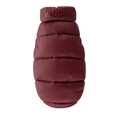 Курточка для собак WAUDOG Re-clothes двостороння, M45, A 42-45, B 62-64, C 35-38, бордовий