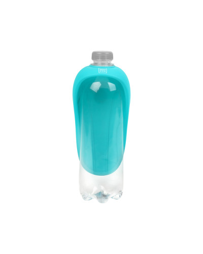 Поїлка-насадка на пляшку WAUDOG Silicone, 165х90 мм блакитний