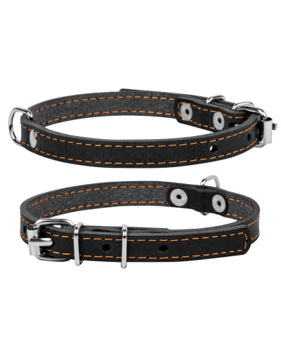 Нашийник "CoLLaR" одинарний (ширина 20мм, довжина 32-40см) чорний