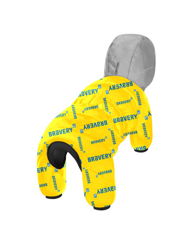 Комбінезон для собак WAUDOG Clothes малюнок "Сміливість", M47, В 69-72 см, С 41-44 см