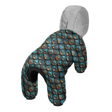 Комбінезон для собак WAUDOG Clothes малюнок "Луска", L50, В 70-74 см, С 47-50 см
