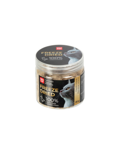 Ласощі для котів WAUCAT Treats Freeze dried Качине м'ясо, 20 г