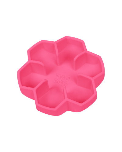 Миска для повільного харчування WAUDOG Silicone, 450 мл, рожевий