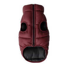 Курточка для собак WAUDOG Re-clothes двостороння, M45, A 42-45, B 62-64, C 35-38, бордовий