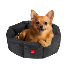 Лежанка для собак WAUDOG Relax, малюнок "Леопард" L, Ш 49 см, Д 59 см, В 20 см