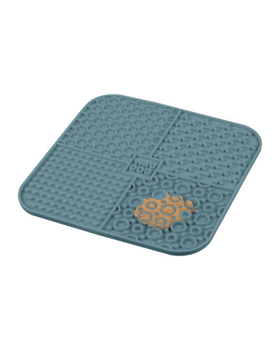 Килимок для злизування WAUDOG Silicone, 190х190х10 мм, сірий