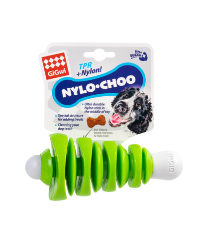 Іграшка для собак Кістка Стікбон GiGwi Nylo-choo, нейлон, гума, 15 см