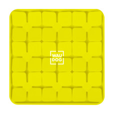 Килимок для пошуку корму WAUDOG Silicone, 205х205х17 мм, жовтий