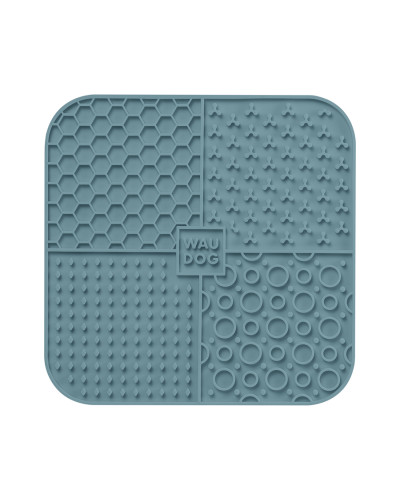 Килимок для злизування WAUDOG Silicone, 190х190х10 мм, сірий