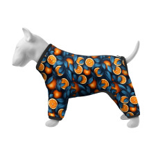Вітровка для собак WAUDOG Clothes, малюнок "Апельсини", XS25, В 36-38 см, С 26-28 см