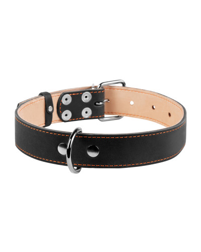 Нашийник "CoLLaR" подвійний (ширина 35мм, довжина 48-63см) чорний