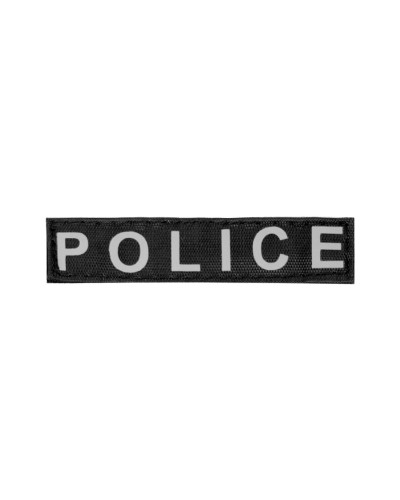 Змінний надпис "Dog Extreme" "POLICE" малий для шлеї "POLICE" 1-2 розміру чорний