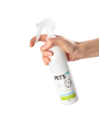 Засіб для усунення плям і запаху сечі собак "СТОП-ЗАПАХ", PET'S LAB, 300мл