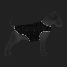 Курточка-накидка для собак WAUDOG Clothes, малюнок "Бетмен біло-блакитний", XXS, А 23 см, B 29-36 см, С 14-20 см