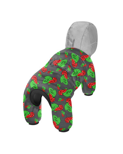 Комбінезон для собак WAUDOG Clothes малюнок "Калина", L55, В 77-79 см, С 47-50 см