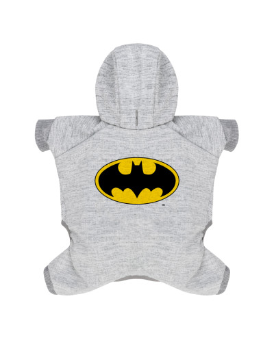 Комбінезон для собак WAUDOG Clothes малюнок "Бетмен лого", софтшелл, M47, B 64-70 см, С 44-50 см