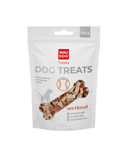 Ласощі для собак WAUDOG Treats "Маленькі курячі суші", 100 г