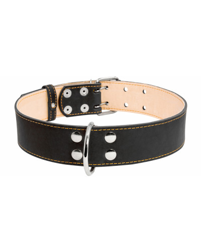 Нашийник "CoLLaR" подвійний (ширина 45мм, довжина 56-68см) чорний