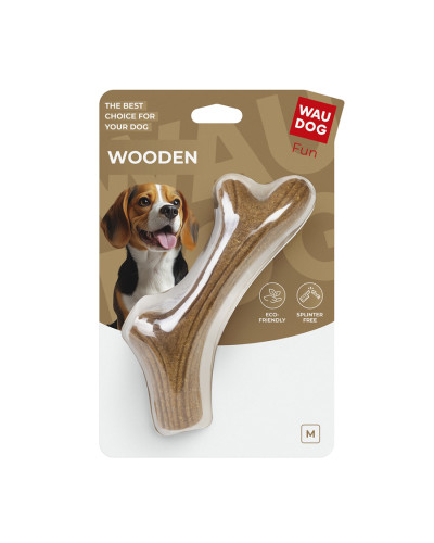 Іграшка для собак WAUDOG Fun Wooden Ріг, M, 19 см