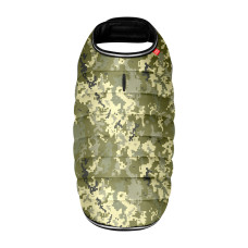 Куртка-накидка для собак WAUDOG Clothes, малюнок "Мілітарі", XXS, А 23 см, B 29-36 см, С 14-20 см