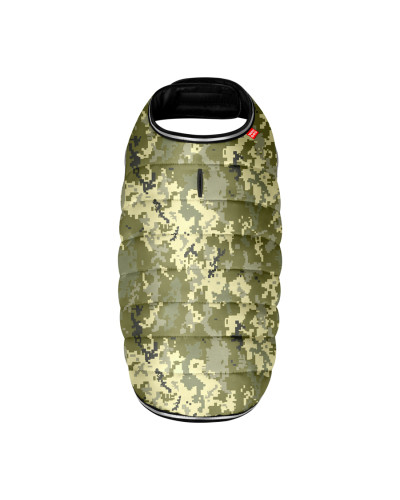 Куртка-накидка для собак WAUDOG Clothes, малюнок "Мілітарі", XXS, А 23 см, B 29-36 см, С 14-20 см