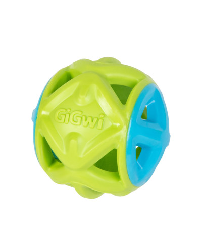 Іграшка для собак М'яч GiGwi Basic EDGE, салатовий, гума, 9 см